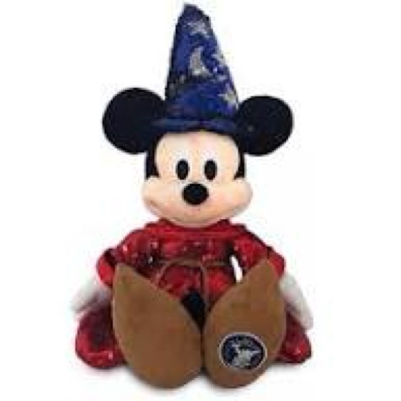Mickey Mouse Sorcerer medium plush 80 anniversary - Picture 3 of 3